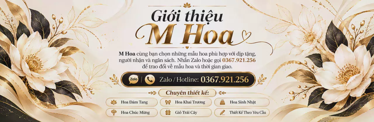 Ảnh bìa Shop hoa tươi Phường Hoà Bình Hồ Chí Minh - Chọn hoa vừa ý, gửi trao tận tâm